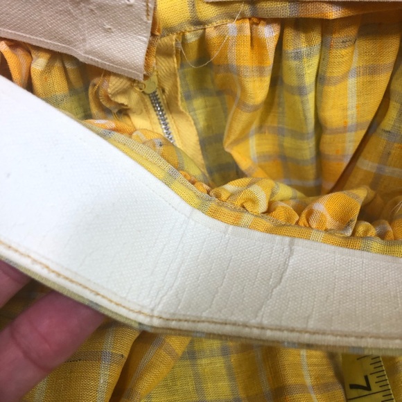 Vintage Plaid Two-Piece Matching Top & Skirt Set - Picture 12 of 13